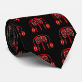 Red Brain Jam Stropdas (Opgerold)