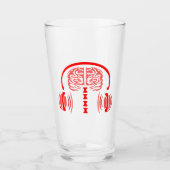 Red Brain Luisteren naar harde muziek Glas (Voorkant)