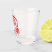 Red Brain Luisteren naar harde muziek Shot Glas (Rechts)