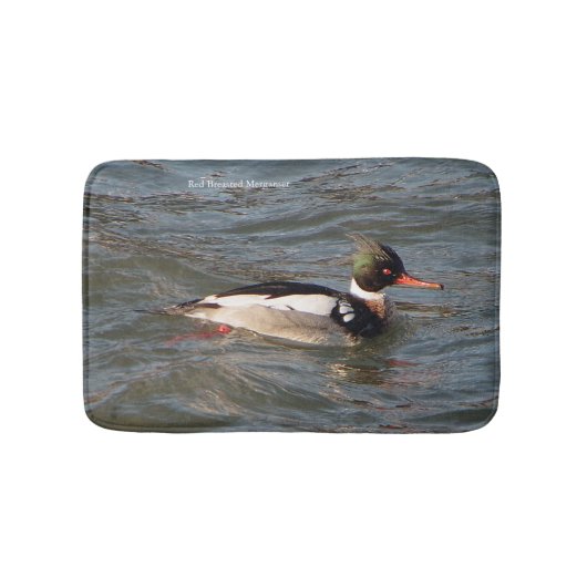 Red Breasted Merganser badmat (Voorkant)