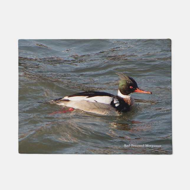 Red Breasted Merganser deurmat (Voorkant)