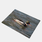 Red Breasted Merganser deurmat (Schuin)