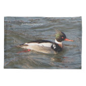 Red Breasted Merganser kussen hoesje Kussensloop (Achterkant)