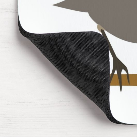 Red Breasted Robin op Branch Muismat (Hoek)