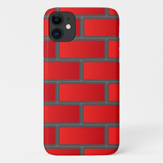 Red Brick Case-Mate iPhone Case (Achterkant)