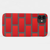 Red Brick Case-Mate iPhone Case (Achterkant (horizontaal))