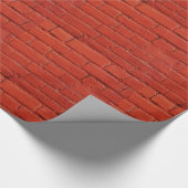 Red Brick Gift Wrap Cadeaupapier (Hoek)