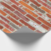 Red Brick Pattern Cadeaupapier (Hoek)