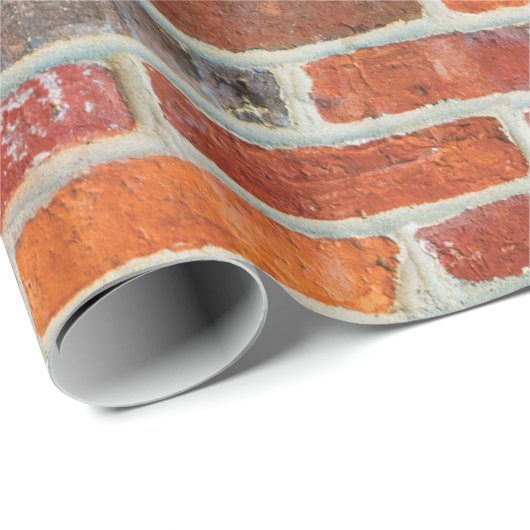 Red Brick Pattern Cadeaupapier (Rol Hoek)