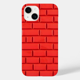 Red Brick Texture iPhone Case Bold Design