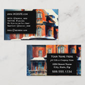 Red Brick Victoriaans Home Professional Executive Visitekaartje (Voorkant / Achterkant)