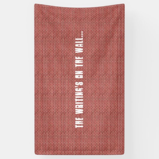 Red Brick Wall  banner (Verticaal)