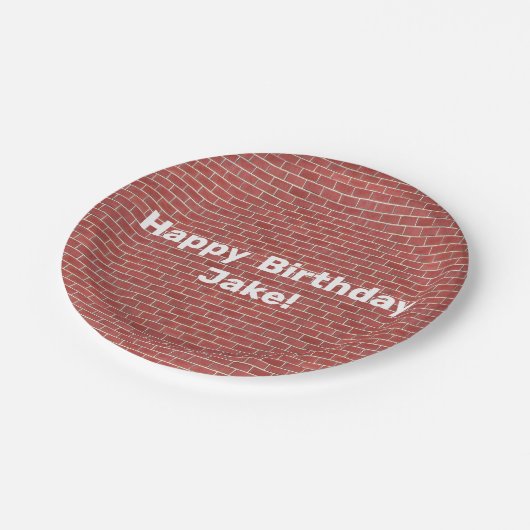 Red Brick Wall  Bord papier (Gekanteld)