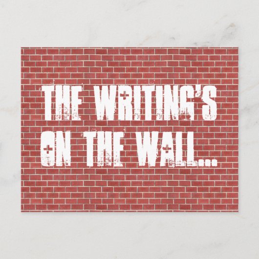 Red Brick Wall  Briefkaart (Voorkant)