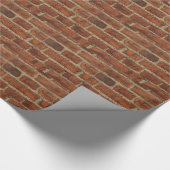 Red Brick Wall Cadeaupapier (Hoek)