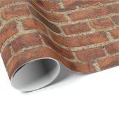 Red Brick Wall Cadeaupapier (Rol Hoek)