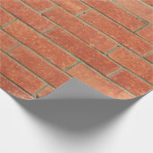 Red Brick Wall Cadeaupapier (Hoek)
