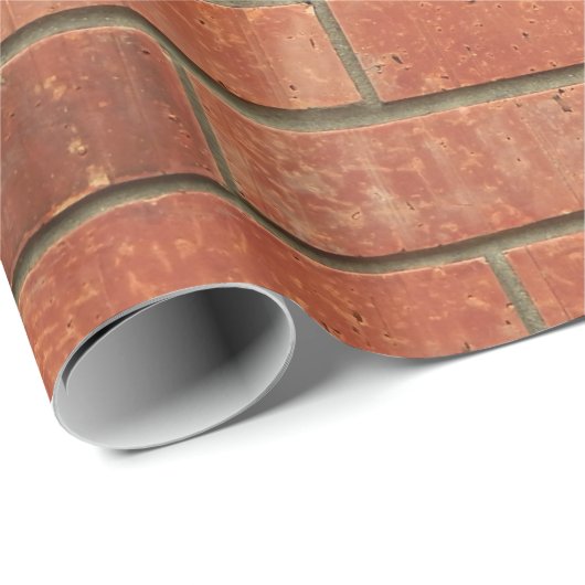 Red Brick Wall Cadeaupapier (Rol Hoek)