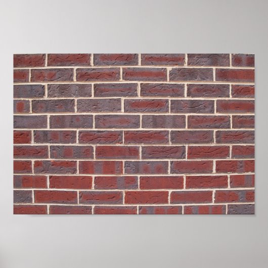 Red Brick Wall Canvas Afdrukken of Posters (Voorkant)