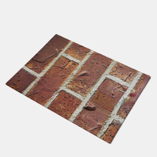 Red Brick Wall Doormat Deurmat (Schuin)