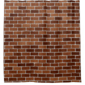 Red Brick Wall Douchegordijn (Voorkant)
