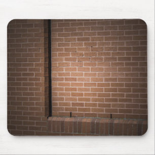 Red Brick Wall gestructureerd Muismat