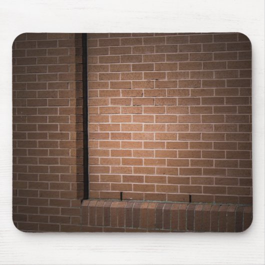 Red Brick Wall gestructureerd Muismat (Voorkant)