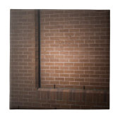 Red Brick Wall gestructureerd Tegeltje (Voorkant)