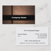 Red Brick Wall gestructureerd Visitekaartje (Voorkant / Achterkant)