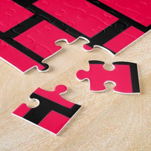 RED BRICK WALL LEGPUZZEL (Zijkant)