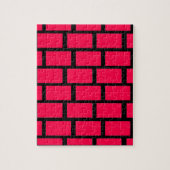 RED BRICK WALL LEGPUZZEL (Verticaal)