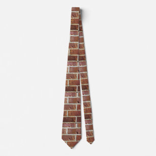 Red Brick Wall Necktie Stropdas