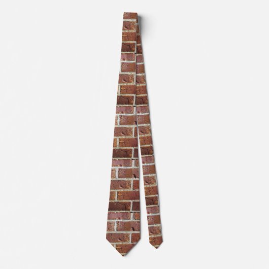 Red Brick Wall Necktie Stropdas (Voorkant)