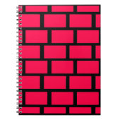 RED BRICK WALL NOTITIEBOEK (Voorkant)