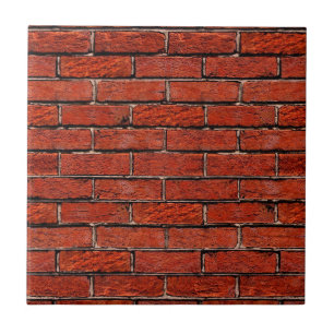 Red Brick Wall ook ~ Tegeltje