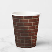 RED BRICK WALL PAPIEREN BEKERS (Voorkant)