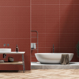 Red Brick Wall Pattern Behang
