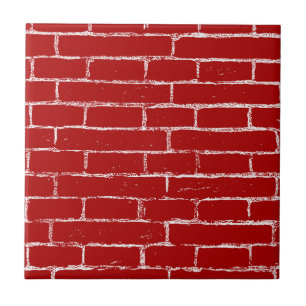 Red Brick Wall Tegeltje