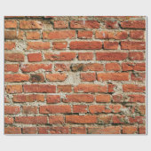 Red brick wall texture grunge background. Abstract Cadeaupapier (Vlak)