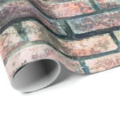 Red brick wall with stainsabstract, aged,archittu cadeaupapier (Rol Hoek)