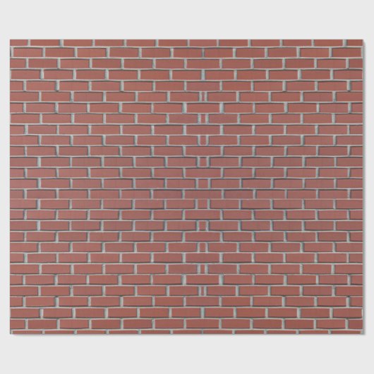Red Brick Walling Cadeaupapier (Vlak)
