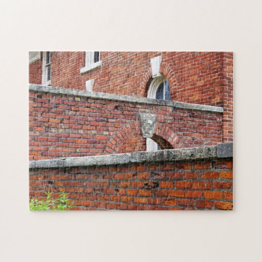 Red Brick Walls & Arches foto Legpuzzel (Horizontaal)