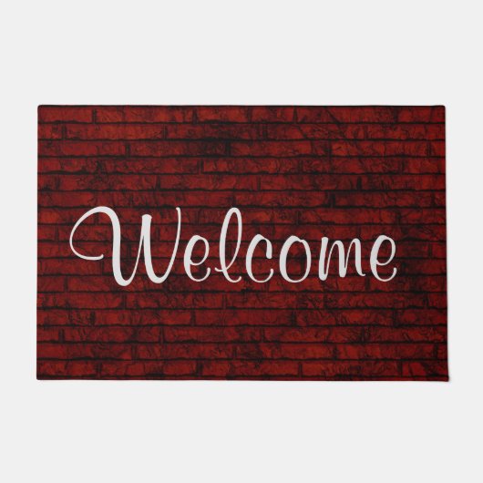 Red Brick Welkom Deurmat (Voorkant)
