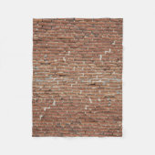 RED BRICKS FLEECE DEKEN (Voorkant)