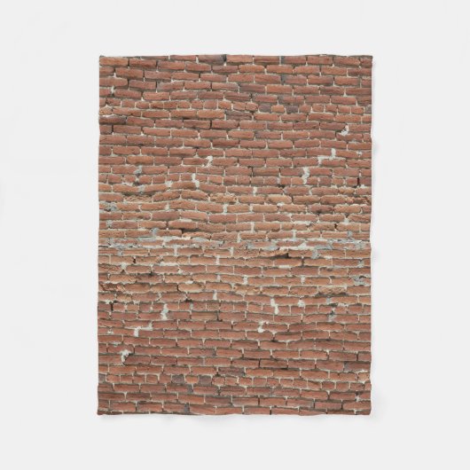 RED BRICKS FLEECE DEKEN (Voorkant)