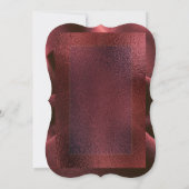 Red Bridal Shower-uitnodiging Kaart (Achterkant)