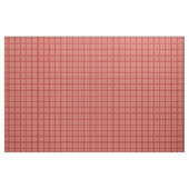 Red Bright Gingham Plaid Tartan Stof (Fat Quarter)