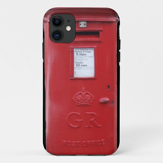 Red British Post box Case-Mate iPhone Case (Achterkant)