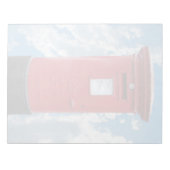 Red British Post box Notitieblok (Voorkant)