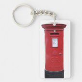 Red British Post box Sleutelhanger (Voorkant)